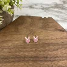 Load image into Gallery viewer, Acrylic Stud Earrings - Easter - Bunny Head - Pink