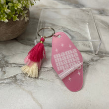 Load image into Gallery viewer, Keychain - Hotel Key - Mama, Mama, Mama Pink