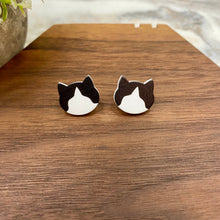 Load image into Gallery viewer, Acrylic Stud Earrings - Cats - #3