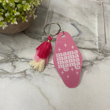 Load image into Gallery viewer, Keychain - Hotel Key - Mama, Mama, Mama Pink