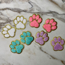 Load image into Gallery viewer, Chenille Patches - Paw Print