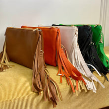 Load image into Gallery viewer, Lucky + Fringe - Clutch Crossbody