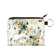 Load image into Gallery viewer, Mini Pouch - Music Notes Floral