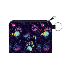 Load image into Gallery viewer, Mini Pouch - Neon Paw Rainbow