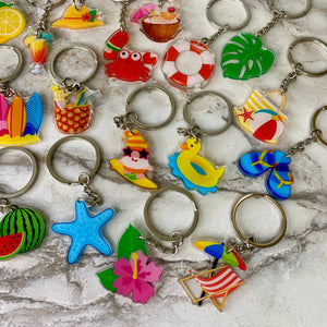 Keychains - Summer Clear Acrylic Mix