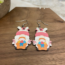 Load image into Gallery viewer, Wood Dangle Earring - Easter - #1
