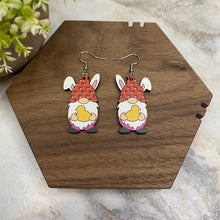 Load image into Gallery viewer, Wood Dangle Earring - Easter - #6