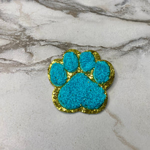 Chenille Patches - Paw Print