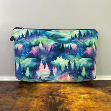 Load image into Gallery viewer, Pouch - Mint Rainbow Trees