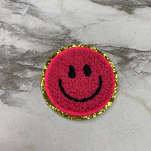 Load image into Gallery viewer, Chenille Patches - Smiley