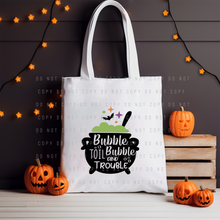 Load image into Gallery viewer, Tote Bag - Halloween - Bubble Bubble