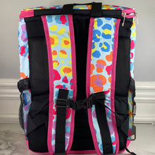 Load image into Gallery viewer, Cooler - Colorful Leopard Backpack