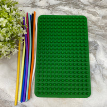 Load image into Gallery viewer, Silicone Sensory Activity Board Toy - Green Rectangle