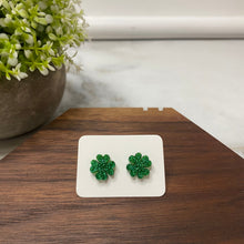 Load image into Gallery viewer, Acrylic Stud Earrings - Clover