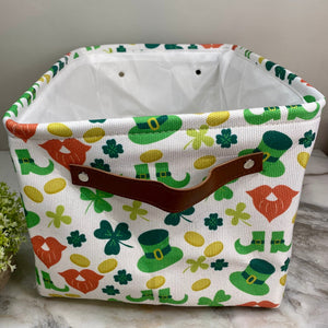 Pop Up Canvas Basket - St. Patrick’s Day #1