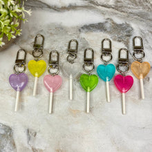 Load image into Gallery viewer, Keychains - Valentine’s Day - Heart Lollipop Acrylic Mix