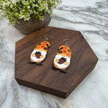 Load image into Gallery viewer, Wooden Dangle Earrings - Fall - Gnome Acorn