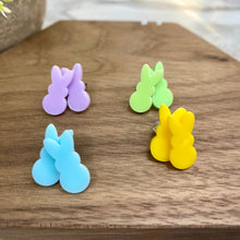 Load image into Gallery viewer, Acrylic Stud Earrings - Easter - Bunny Mix