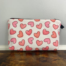 Load image into Gallery viewer, Pouch - Heart Speckle Pink