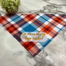 Load image into Gallery viewer, Dog Bandana - Plaid - Over The Top Cute