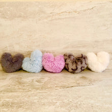 Load image into Gallery viewer, Keychain - Fuzzy Pom Pom - Heart