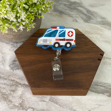 Load image into Gallery viewer, Badge Holder - Ambulance Wee Woo