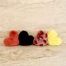 Load image into Gallery viewer, Keychain - Fuzzy Pom Pom - Heart