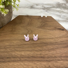 Load image into Gallery viewer, Acrylic Stud Earrings - Easter - Bunny Head - Purple