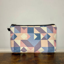 Load image into Gallery viewer, Pouch - Purple Pink Geometric Shapes