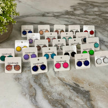 Load image into Gallery viewer, Druzy Stud Earrings - 12mm Mix
