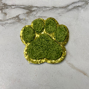 Chenille Patches - Paw Print