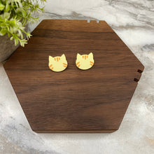 Load image into Gallery viewer, Acrylic Stud Earrings - Cats - #4