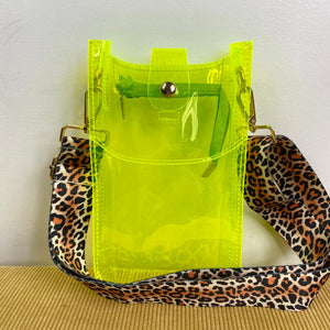 Ava - Colorful Clear, Slim Crossbody & Phone Bag