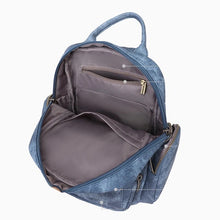 Load image into Gallery viewer, Sydney Denim 2-in-1 Sling + Backpack - Blue