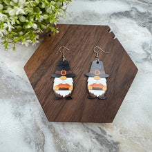 Load image into Gallery viewer, Wooden Dangle Earrings - Fall - Gnome Pie