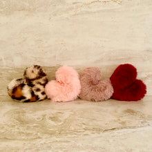 Load image into Gallery viewer, Keychain - Fuzzy Pom Pom - Heart