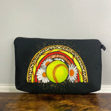 Load image into Gallery viewer, Pouch - Softball Rainbow