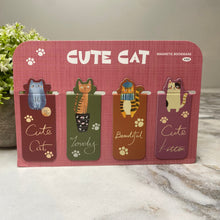 Load image into Gallery viewer, Bookmark - Magnetic, Cute Cat