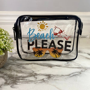 Clear Pouch - Beach