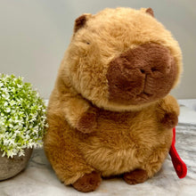 Load image into Gallery viewer, Plush Capybara Strawberry Toy