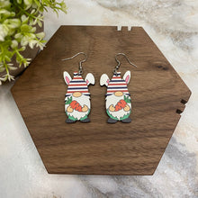 Load image into Gallery viewer, Wood Dangle Earring - Easter - #8