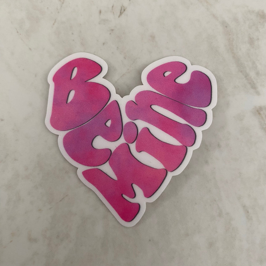 Vinyl Sticker - Love - Be Mine