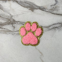 Load image into Gallery viewer, Chenille Patches - Paw Print