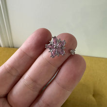 Load image into Gallery viewer, Ring - Adjustable Fidget Ring - Pink Flower