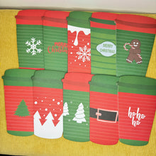 Load image into Gallery viewer, Sticky Note Pad - Red + Green XL Christmas Coffee