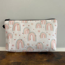 Load image into Gallery viewer, Pouch - Rainbow Heart Pale Pink