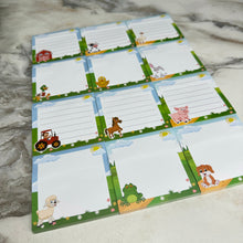 Load image into Gallery viewer, Note Pad - Farm Animals