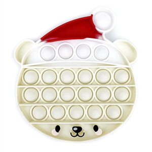 OMG Pop Fidgety Polar Bear Christmas