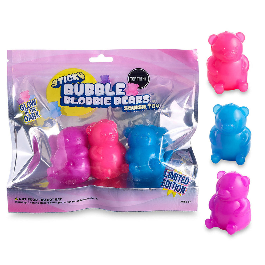 Sticky Bubble Blobbies Toy - Bears