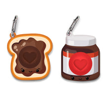 Load image into Gallery viewer, OMG Mega Pop Best Friend Keychain Toy - Hazelnut Spread &amp; Toast